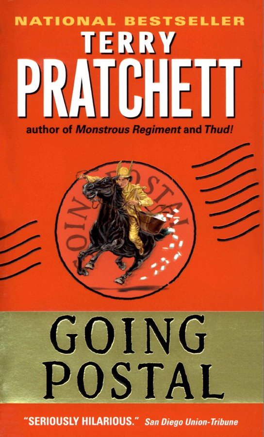 Cover of Going Postal (Discworld, #33; Moist von Lipwig, #1)