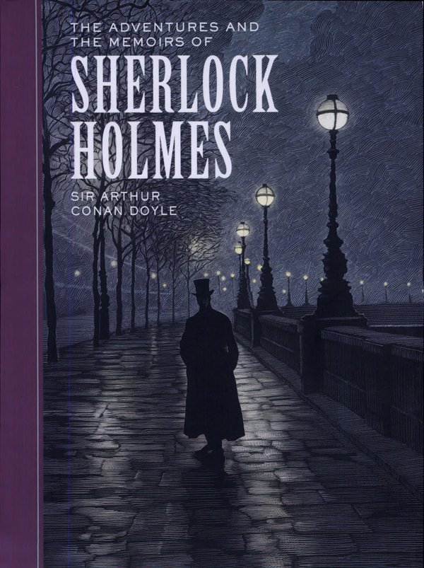 Cover of The Adventures and the Memoirs of Sherlock Holmes (Union Square Kids Unabridged Classics)