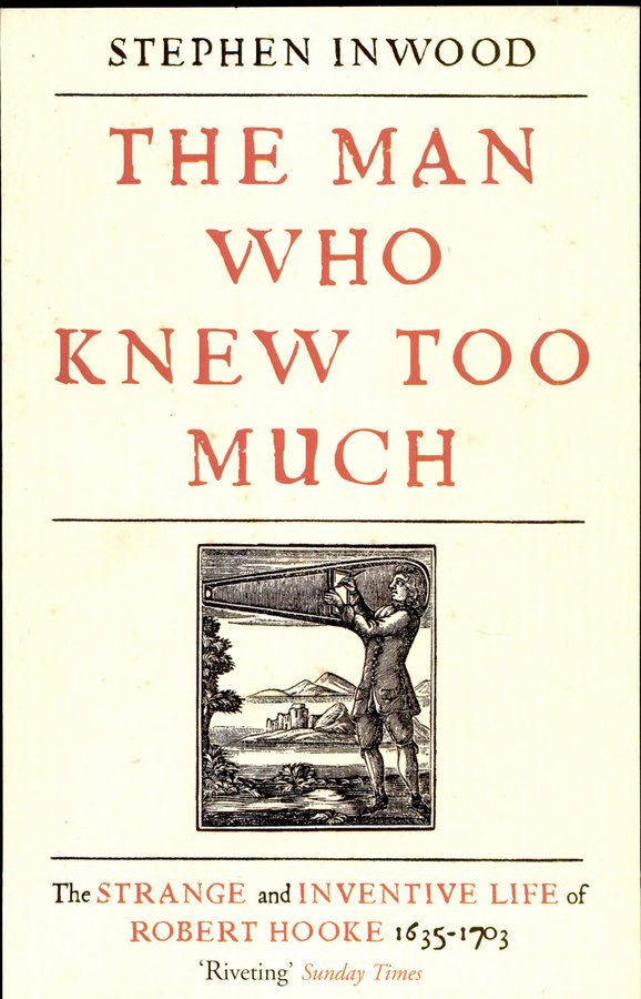 Cover of The Man Who Knew Too Much: The Inventive Life of Robert Hooke, 1635-1703