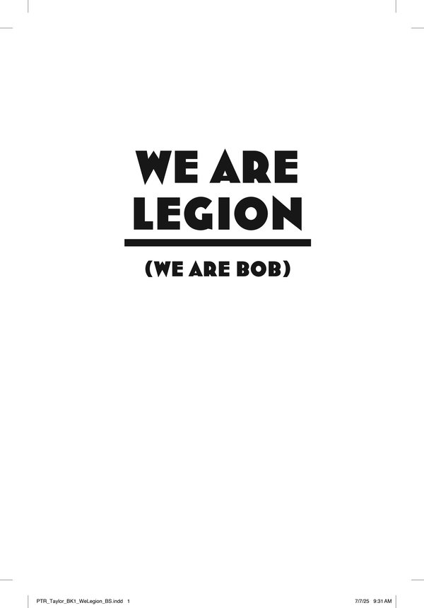 Cover of We Are Legion (We Are Bob) (Bobiverse, #1)